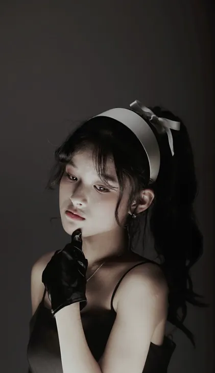 Studio portrait 05 · Under Light — 03