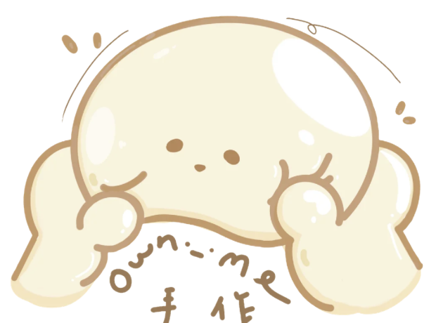 Mascot with handwritten logotype